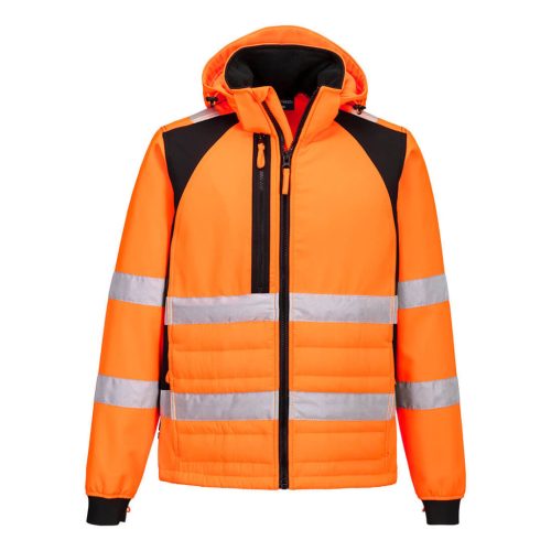 Portwest CD863 WX2 Eco Hi-Vis hibrid kabát Narancs/Fekete M