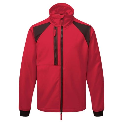 portwest cd870 wx2 eco softshell 2l s sötét piros