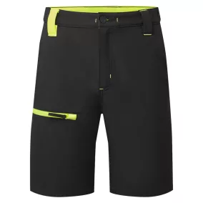 Portwest WX2 Eco Stretch rövidnadrág 42 Fekete/Sárga