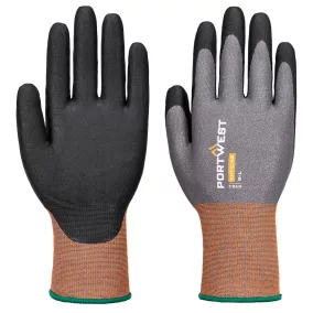 Portwest CT21 CT Cut C 21 nitril kesztyű (szürke/fekete, XXL) XXL