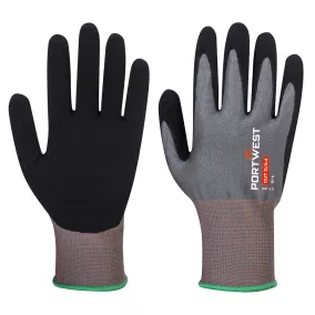 Portwest CT45 CT300 HR18 Nitrile Foam Cut kesztyű (szürke/fekete, XXL) XXL