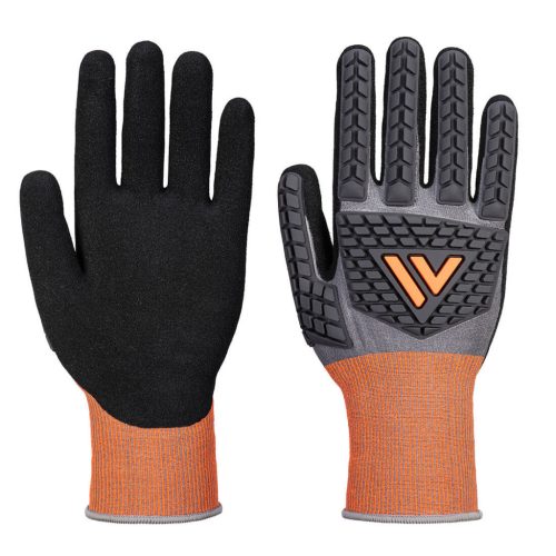 Portwest CT46 Portwest CT46 CT Cut D18 Impact nitril kesztyű (szürke/fekete, XL) XL