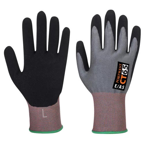 Portwest CT65 CT300 VHR15 Nitril hab Cut kesztyű XL