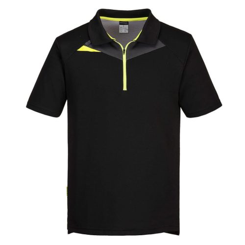 Portwest DX410 DX410 DX4 PÓLÓING S/S (fekete, S) S