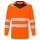 Portwest DX416 Portwest DX4 Hi-Vis hosszú ujjú póló Narancs/Fekete 6XL