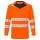 portwest dx416 dx4 hi-vis hosszú ujjú póló s narancs fekete