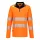 Portwest DX419 DX4 Hi-Vis galléros hosszú ujjú póló Narancs/Fekete XL