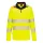 Portwest DX419 DX4 Hi-Vis galléros hosszú ujjú póló Sárga/Fekete S