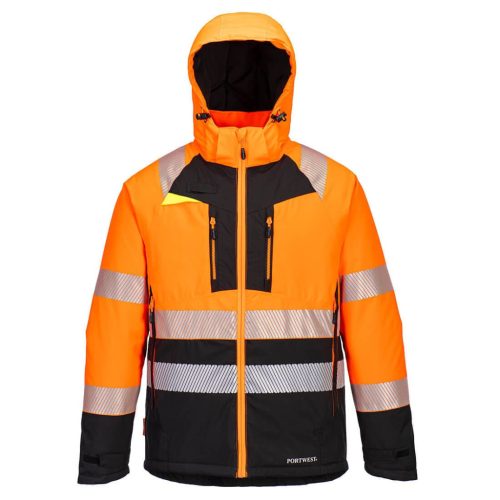 portwest dx430 dx4 hi-vis class 2 télikabát s narancs fekete