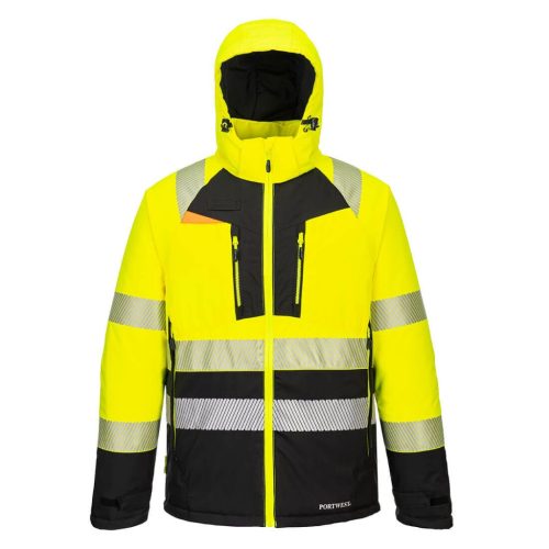 portwest dx430 dx4 hi-vis class 2 télikabát xxxl sárga fekete