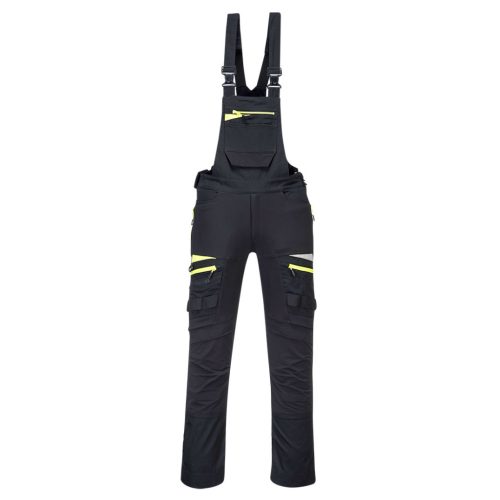 Portwest DX441 DX4 kantáros nadrág (fekete/sárga, XXL) XXL