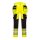 Portwest DX442 DX4 Hi-Vis nadrág lezippzározható lengőzsebbel (sárga/fekete, 42) 42