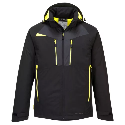 Portwest DX460 DX460 - Portwest DX4 Télikabát (fekete/sárga, S) S