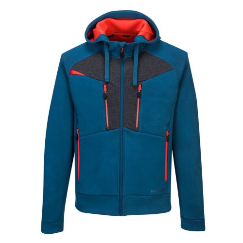 Portwest DX472 DX4 kapucnis pulóver (kék/narancs, XL) XL
