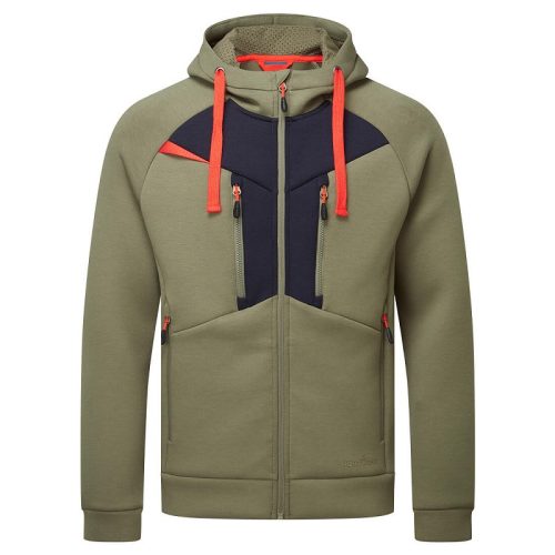 Portwest DX472 DX4 kapucnis pulóver (moha zöld, XXL) XXL