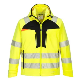Portwest DX475 DX475 DX4 Hi-Vis Softshell Sárga/Fekete 6XL