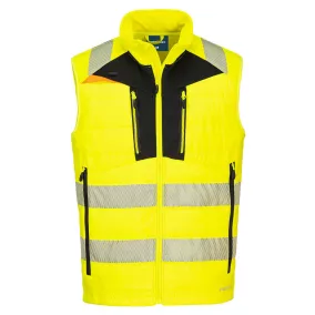 Portwest DX479 Portwest DX4 Hi-Vis Softshell mellény (HV sárga/fekete, 3XL) 3XL
