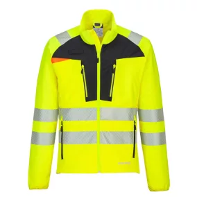 Portwest DX481 DX481 DX4 Hi-Vis Zip Base felső Sárga/Fekete 6XL