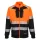 Portwest DX4 Hi-Vis 1. osztályú tölcsér nyakú cipzáras pulóver S Narancssárga/Fekete