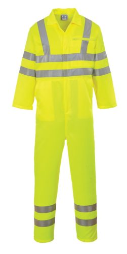 portwest e042 jól láthatósági overáll xl sárga