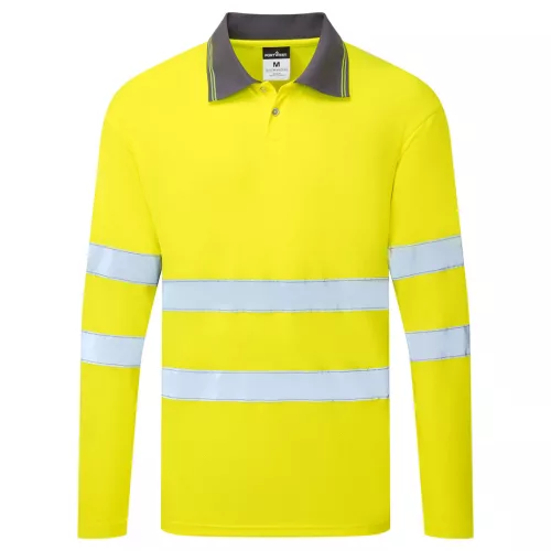 termék:  Portwest ES1 Essential HV PoloShirt L/S XS Sárga