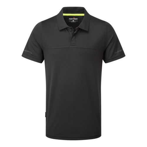 Portwest EV410 EV4 könnyű pólóing S/S Fekete S