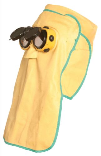 COVERGUARD MOF12670 Hegesztő kámzsa szemüveggel Sárga