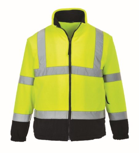 portwest f301 láthatósági kontraszt polár pulóver 3xl sárga tengerészkék