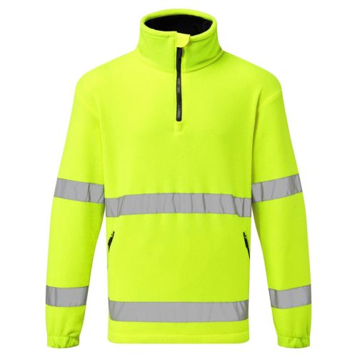 portwest f302 hi-vis 1 2 zip polár xxl sárga