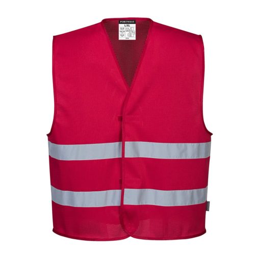 portwest f374 meshair iona mellény s m piros