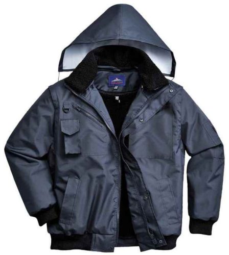 A Portwest 3in1 Bomber dzseki uniszex szabású, hölgyek és urak számára is biztosítja a kényelmet és szabad mozgást a kültéri munkavégzés közben.