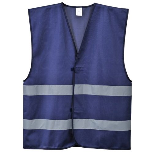 Portwest F474 Jól láthatósági mellény (tengerészkék, S/M) S/M