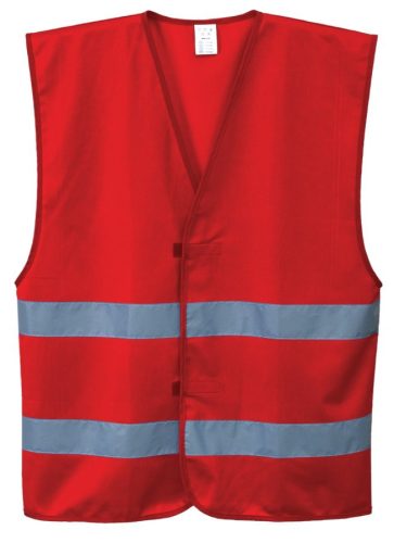 Portwest F474 Jól láthatósági mellény (piros, XXL/3XL) XXL/3XL