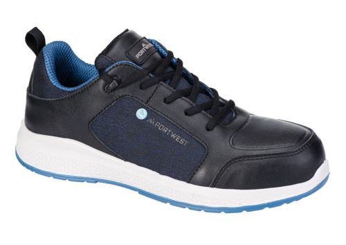 Portwest Eco Composite Trainer S3S SR 48 Fekete/Kék