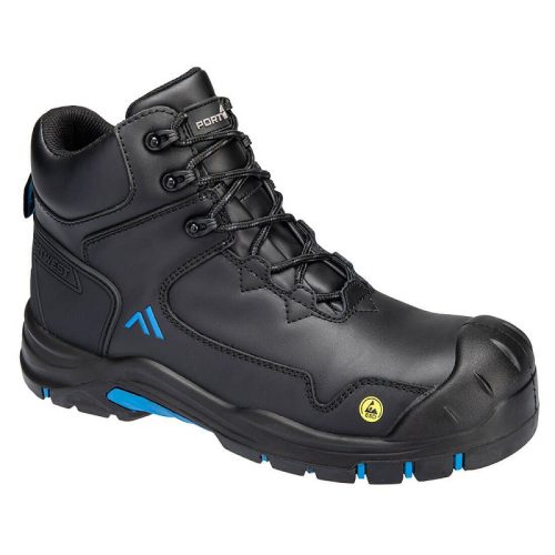 Portwest Apex bakancs S3S ESD HRO SR SC FO fekete/kék