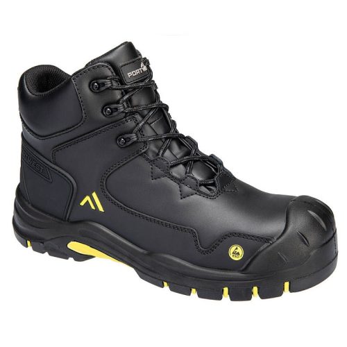 Portwest Apex bakancs S3S ESD HRO SR SC FO fekete/sárga