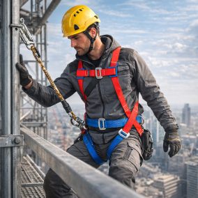 portwest fp14 teljes testheveder 3 pontos piros