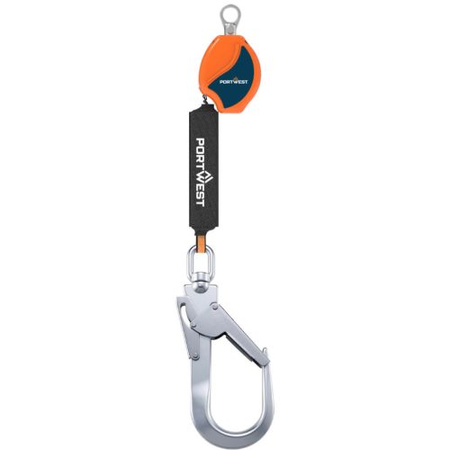 Portwest FP80 2m automatikus behúzású blokk 140kg Narancs/Fekete