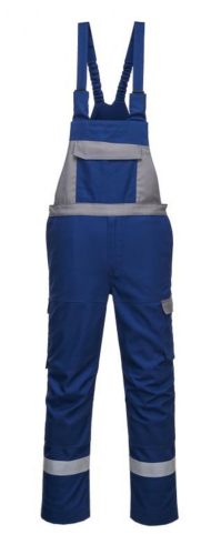 Portwest FR07 Bizflame Ultra kéttónusú kantáros nadrág (kék/szürke, S) S