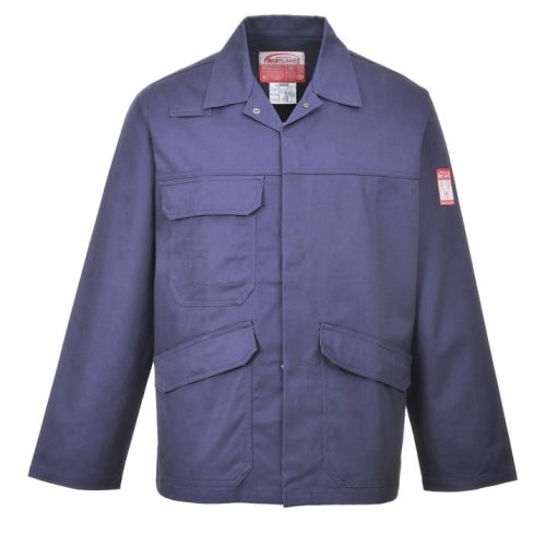 A kimagasló komfortot biztosító Portwest Bizflame Pro munkavédelmi kabát S-től 3XL méretig rendelhető, kék színben.