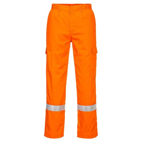 portwest fr412 fr lightweight antisztatikus nadrág s narancs