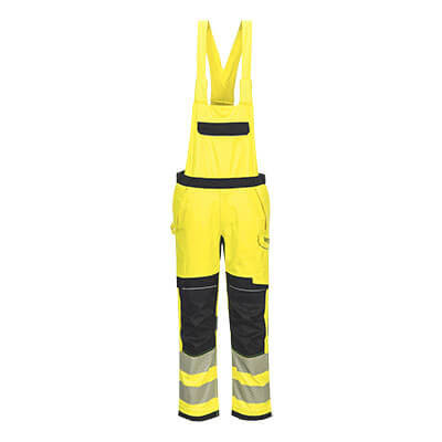 Portwest FR420 PW3 FR Modaflame Hi Vis kantáros nadrág Sárga/Fekete S