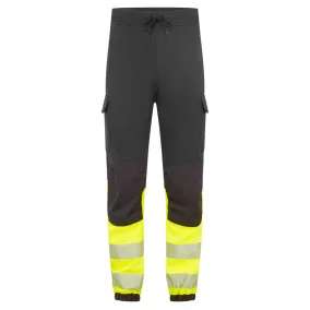 termék:  Portwest PW3 Modaflame Hi-Vis Class 1 FR lángálló jogger nadrág S Fekete/Sárga