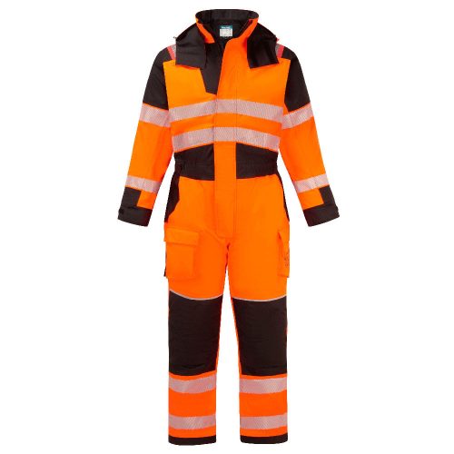 Portwest PW3 Modaflame Rain+ Hi-Vis Multi-Norm FR téli overál 3XL Narancssárga/Fekete