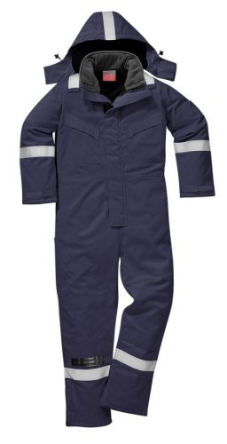 portwest fr53 fr anti-static téli overál xxl tengerészkék