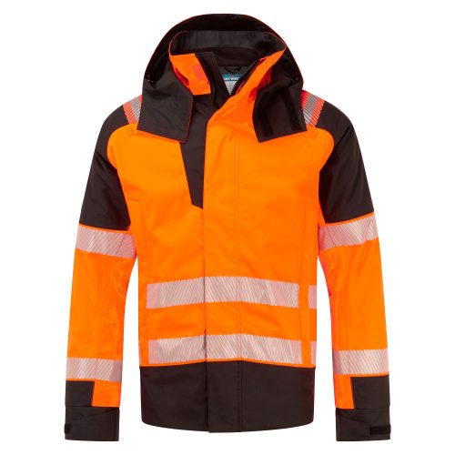 Portwest PW3 FR Modaflame Hi-Vis téli esőkabát M Narancssárga/Fekete