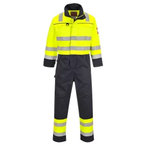 portwest fr60 multi-norm hi-vis overál s sárga tengerészkék