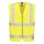 Bizflame Hi-Vis FR cipzáras jól láthatósági mellény