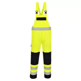 portwest fr63 hi-vis multi-norm melles nadrág 3xl sárga tengerészkék