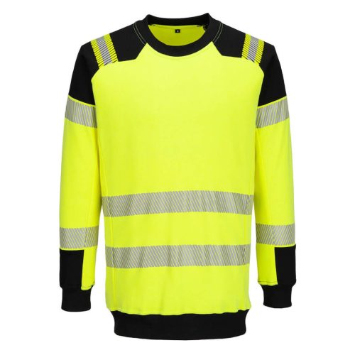 Portwest PW3 Modaflame Knit Hi-Vis FR lángálló pulóver S Sárga/Fekete
